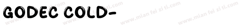 Godec cold字体转换